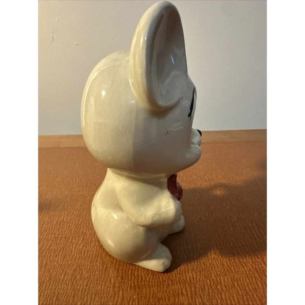 Vintage Anthropomorphic Mouse Figurine Bow Tie Rare 5